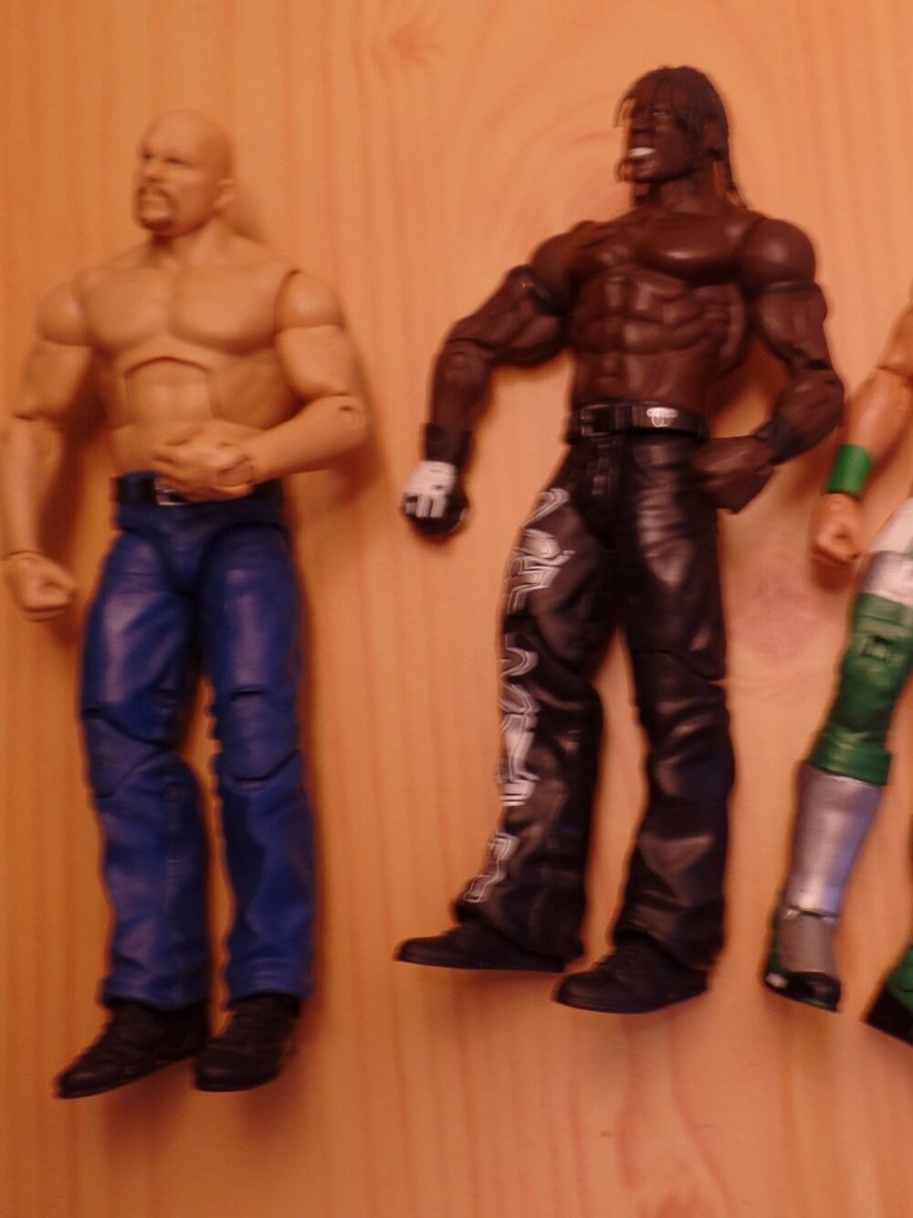 WWE Mattel Lot of 4 Loose Action Figures-Austin/Swagger/Tatus/R-Truth